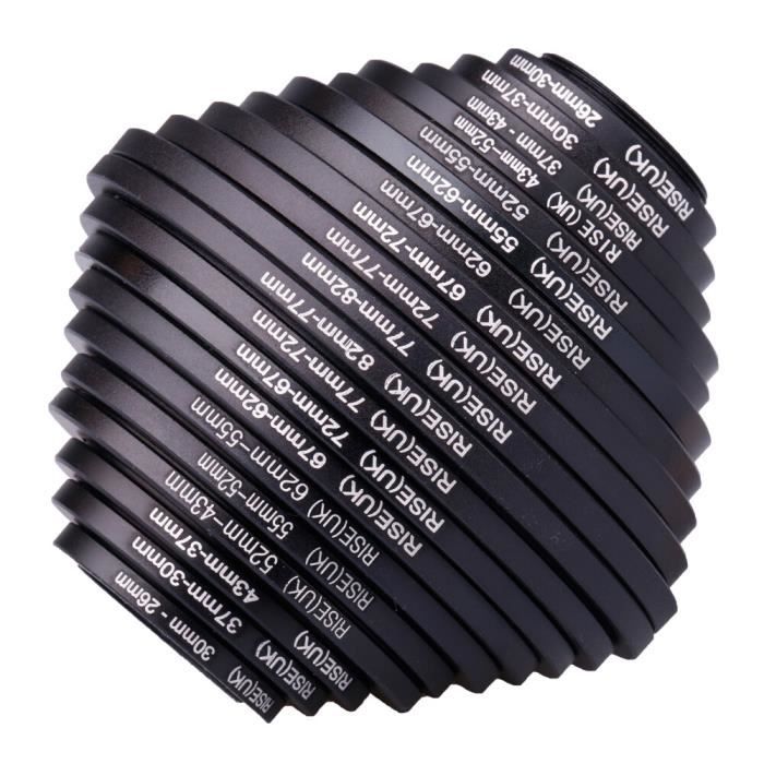 Bague Adaptateur Objectif 77mm à 67mm - Pour Filtres Photo, Compatible Tous Accessoires 67mm