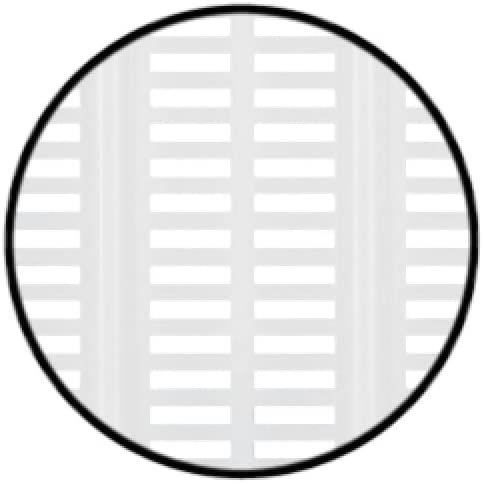 Aération Rondes En Plastique Gris Clair De 50 Mm