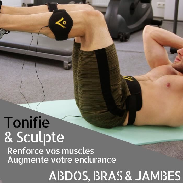 9€05 sur Electrostimulateur,Ceinture Abdominale,Appareil Abdominal Muscle  ABS Forme d'Exercice Fitness, Appareil Fitness pour Hommes Femmes -  Electrostimulation - Achat & prix