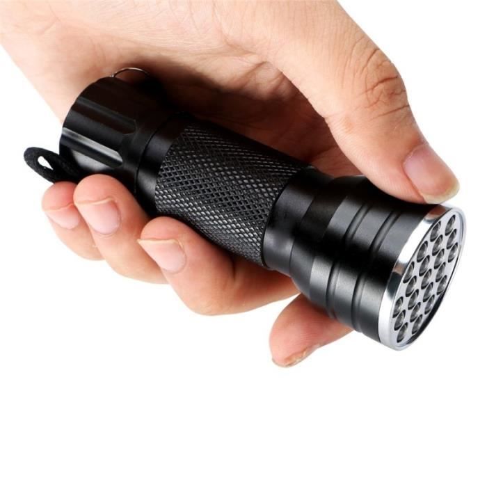 SEEYOO-lampe violette portable 395nm torche ultra violette lumière noire  détecteurs de scorpion d'urine pour animaux de compagnie Mini lampe de  poche LED UV