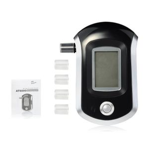 Éthylotest Électronique Homcoice Professionnel - 8 Embouts, Rechargeable USB, Précision 0.00-2.00‰ - Usage Perso/Pro