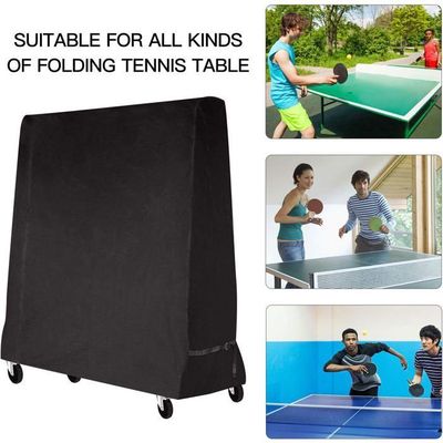 Housse De Table De Ping Pong Extérieur Imperméable - Taille 68"x30"x62", Polyester, Beige