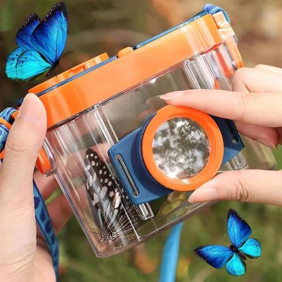 Kit Capture Insectes Enfants - Boîte Observation Avec Loupe, Pince, Piège Et Accessoires