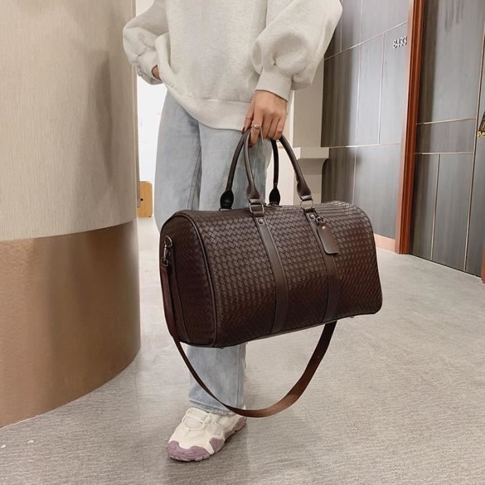 Sac en cuir sale de voyage pour femme
