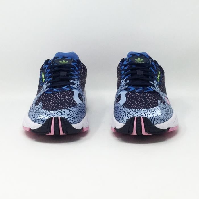 Baskets Adidas Falcon Rose Bleu CS Femme Running Route Classics Bleu Cdiscount Sport
