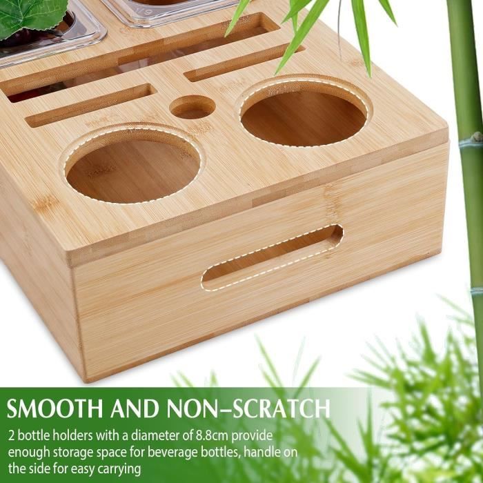 PLATEAU DE SERVICE en bois pratique en forme de patte 11 82 x 11 82 x 0 79 pouce EUR 32,35
