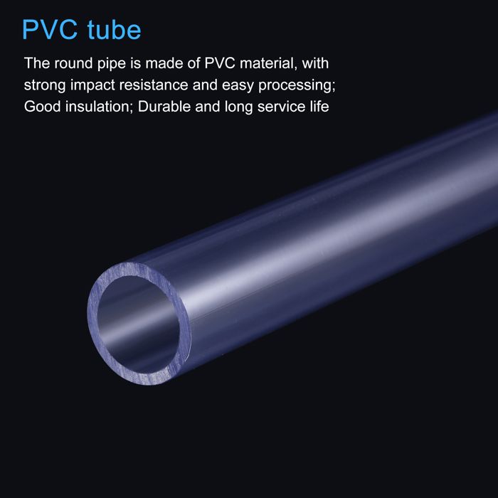 2M 43mm 27mm Dia PVC Tuyau thermoretractable Transparent pour 1 x 26650