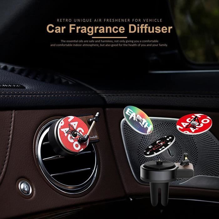 Adaptateur De Désodorisant Pour Voiture - Clip Silicone Pour Ventilation, Compatible Avec Plusieurs Modèles