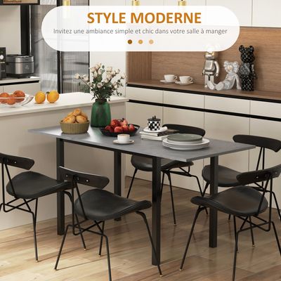 Table De Bar Extensible Moderne 118-180cm 6 Espaces Rangement Table Bistrot Salle à Manger Séparation Salon Gris - Maison