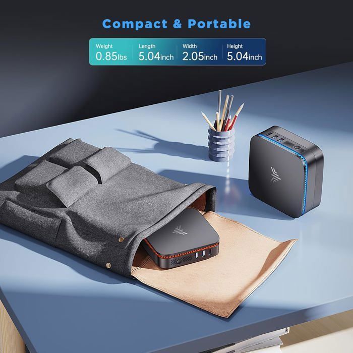 Mini PC NiPoGi - AK1Plus Intel N100 12Go LPDDR5 RAM 256Go