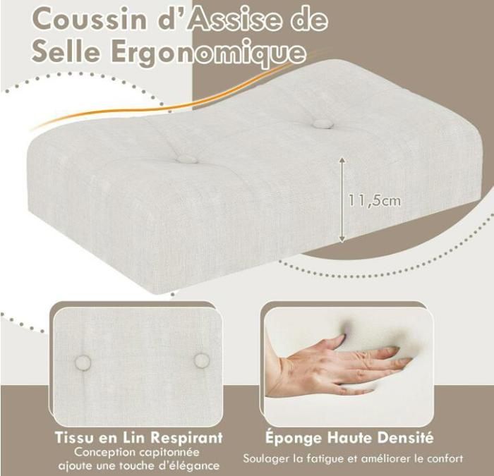 RELAX4LIFE Mange Debout avec Tabouret, Table Bar Cuisine avec Tabouret Compacte, Plateau en Faux Marbre, Style Industriel pour Cuisine Salle à Manger Bistro (Blanc