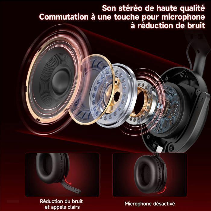 Casque Gaming Pulsar Konix Ultraléger 180g - PC Windows - Bluetooth Avec Micro - Neuf Dans Emballage