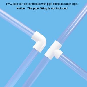 COYOUCO Tubo De PVC Flexible Transparente OD 20 Mm / 22 Mm / 24 Mm Tubo De Manguera De Vinilo Transparente Para Acuario, Bomba, Laboratorio, Proyectos De Bricolaje 10 Metros,20mm*18mm