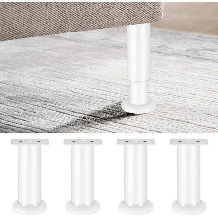 Veemoon – Lot De 4 Supports Réglables Pour Poupées – Hauteur 45 Cm – Noir – Plastique – Exposition Et Rangement