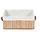 Panier de rangement 26 cm blanc
