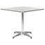 Table De Jardin Argente 80x80x70 Cm Aluminium 222 Achat Vente