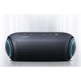 G XBOOM PL7 - Enceinte bluetooth portable - Soundboost - 24hrs d'autonomie - IPx5 - Eclairage multicolore - Powerbank - Bleu-Noir-0