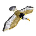 VGEBY Répulsif d'oiseaux lumineux suspendu aigle avec musique effaroucheur d'oiseaux volant-0