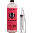 ZEFAL - Z Sealant préventif anti-crevaison Rose - 1 L + Seringue - VTT Adulte Mixte-0