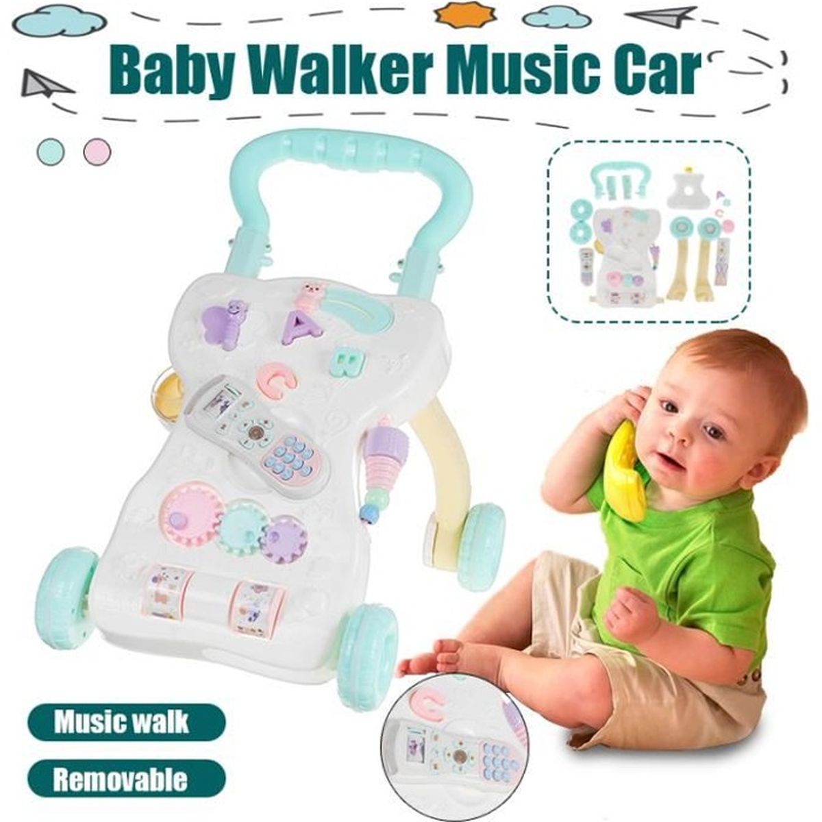 Trotteur bebe 10 mois Clearance