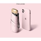 WOZWE Crème solaire parapluie petit et pratique épais parapluie anti-ultraviolet parapluie pliant pluie et brillance