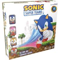 Jeu de société - ASMODEE - Sonic Super Teams - Course familiale endiablée - 2 joueurs ou plus - 20 min