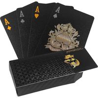Jeux de Cartes, Étanches en Carte Poker Plastique, Playing Cards Plastic, Jeu de Carte Plastifiée Professionnel, Les Jeux de Fête