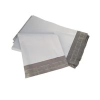 Lot de 20 Enveloppes plastiques blanches opaques - Pochette d'expédition - 160 x 230 mm