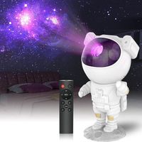 Projecteur de Galaxie d'Astronaute, Starry Night Light avec Nébuleuse, Minuterie et Télécommande, Star Projector Lampe étoilée[26]