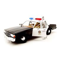 Voiture Miniature Chevrolet Caprice Police 1/18 Avec Figurine T-1000 Métal Liquide T1000 TERMINATOR 2 Le Jugement Dernier T2 1987