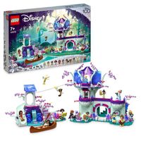 LEGO® Disney 43215 La Cabane Enchantée dans l’Arbre, avec 13 Mini-Poupées dont Princesse Jasmine et Elsa