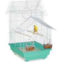 Cage à oiseaux avec toit pointu - 10030972-53