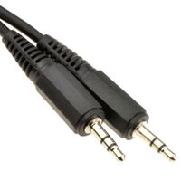VSHOP® Câble audio stéréo - 15M - Connecteurs Jack 3.5 mm Mâles-Noir