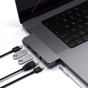 HUB Gris Sidéral Adaptateur Multiport USB-C Hub Pro Mi