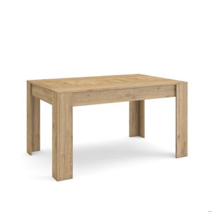 Table à Manger En Bois Gris Sonoma 140 X 74,5 X 76 Cm - Robuste, Moderne, Pour Salle à Manger Ou Cuisine