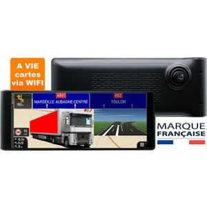 Dispositif De Navigation GPS Universel De 5 Pouces, écran Tactile 256 Mo 8 Go Pour Camion De Voiture Carte MP3 FM Trafic En Direct Stationnement En Direct Alertes De Conduite Voix Automatique