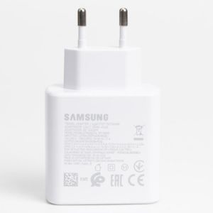 CHARGEUR TÉLÉPHONE Seule prise blanche de l'UE-Samsung-Chargeur super