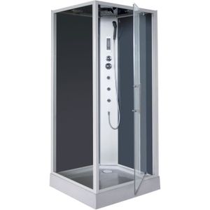 CABINE DE DOUCHE Cabine de douche ONDEE - NIKY - 90x90cm - Avec silicone - Blanc - En kit