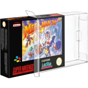 ACCESSOIRE RÉTRO Link-e ® : Lot de 10 boitiers de protection plastique pour boites de jeu sur console Super Nintendo (SNES) et Nintendo 64 (N64)