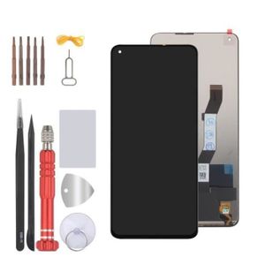 Écran LCD Original Xiaomi Mi 10T / 10T Pro + Châssis Noir Cosmique (Service Pack) - Français