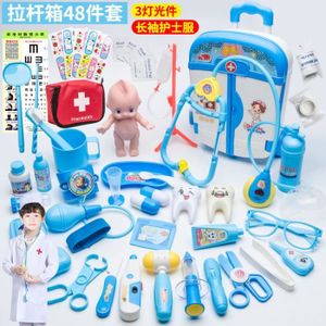 DOCTEUR - VÉTÉRINAIRE 48pcs bleu - Ensemble de jouets de dentiste pour e