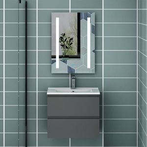 MEUBLE VASQUE - PLAN Meuble de salle de bain: Vasque+ meuble sous-vasqu