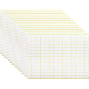 10 étiquettes autocollantes rectangle de 85 x 54 mm blanche pour jeu
