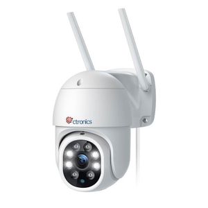 CAMÉRA IP Ctronics 4MP Caméra Surveillance WiFi Extérieure PTZ Vision Nocturne Couleur 25M-30M Détection Humaine Suivi Automatique