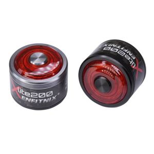 Rolson Vélo avant DEL WONDERBAR Light & 5 DEL Rechargeable USB Arrière Lumière Rouge