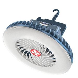 LAMPE - LANTERNE Camping Fan Light LED Camping Portable Plafond Sil
