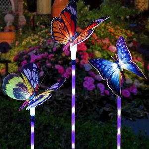 Mxzzand Animaux de décoration de jardin 50 pièces papillon coloré sur bâtons  jardin cour pelouse artisanat Art piscine artificiel - Cdiscount Jardin