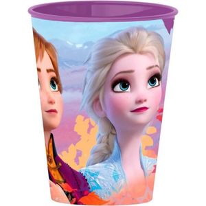 Disney Frozen 2 Childrens Toddlers Plastique Micro Mug/Tasse/Gobelet/Poignée 