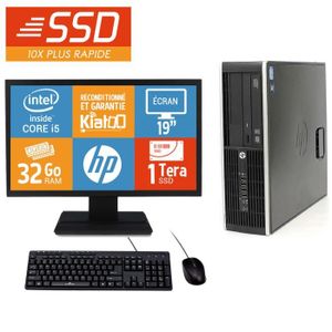 Pc de bureau Lenovo Tout-en-un C20-00 Tactile / Quad Core / 4Go / Noir