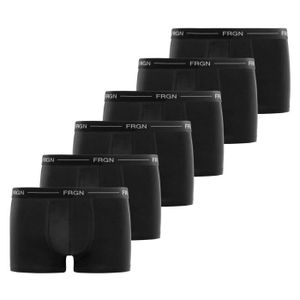 SGS Lot De 6 Ou 10 Boxers Homme Coton 100% - Confort Ample Respirant, Sous-Vêtements Doux Et Durables Noir Ou Multicolore